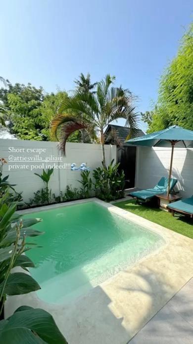 Atties Villa Gili Air Eksteriør billede